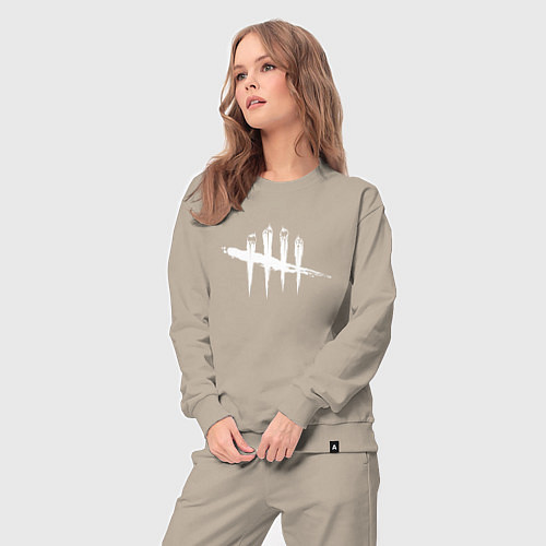 Женский костюм Dead by Daylight White Logo / Миндальный – фото 3