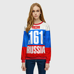 Свитшот женский Russia: from 161, цвет: 3D-красный — фото 2