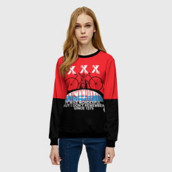 Свитшот женский Amsterdam t-shirt, цвет: 3D-черный — фото 2