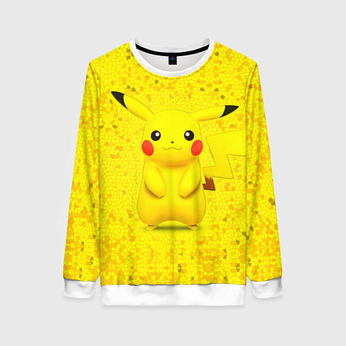 Женский свитшот Pikachu / 3D-Белый – фото 1
