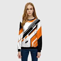 Свитшот женский CS:GO Asiimov P90 Style, цвет: 3D-черный — фото 2