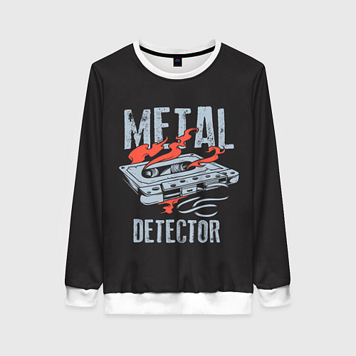 Женский свитшот Metal Detector / 3D-Белый – фото 1