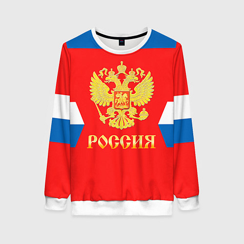 Женский свитшот Сборная РФ: #8 OVECHKIN / 3D-Белый – фото 1