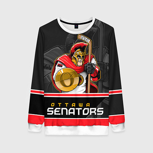 Женский свитшот Ottawa Senators / 3D-Белый – фото 1