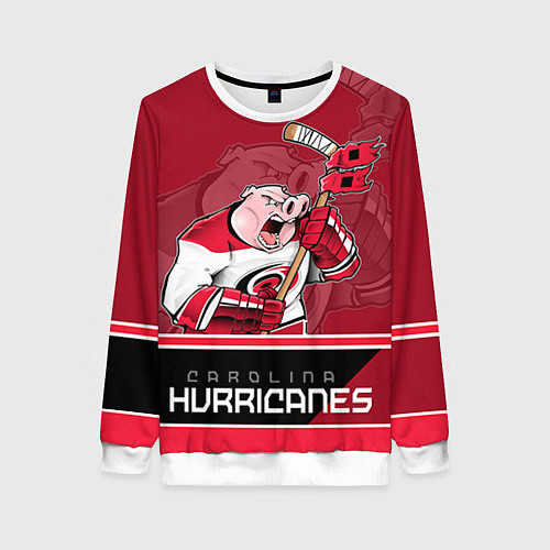 Женский свитшот Carolina Hurricanes / 3D-Белый – фото 1