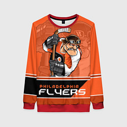 Свитшот женский Philadelphia Flyers, цвет: 3D-красный