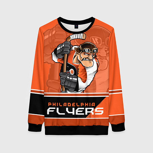 Женский свитшот Philadelphia Flyers / 3D-Черный – фото 1