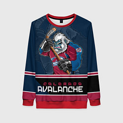 Свитшот женский Colorado Avalanche, цвет: 3D-красный