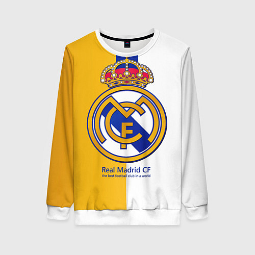Женский свитшот Real Madrid CF / 3D-Белый – фото 1