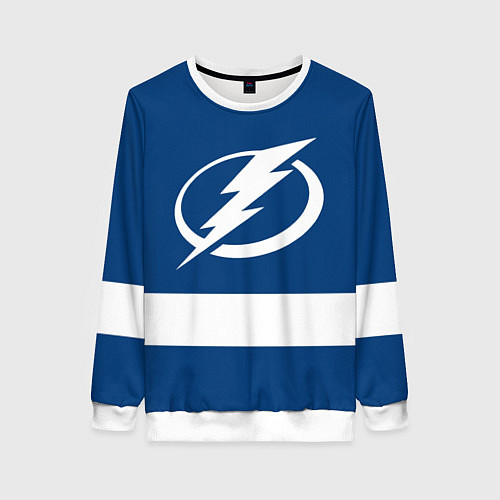 Женский свитшот Tampa Bay Lightning / 3D-Белый – фото 1