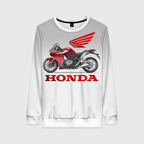 Женский свитшот Honda 2 / 3D-Белый – фото 1