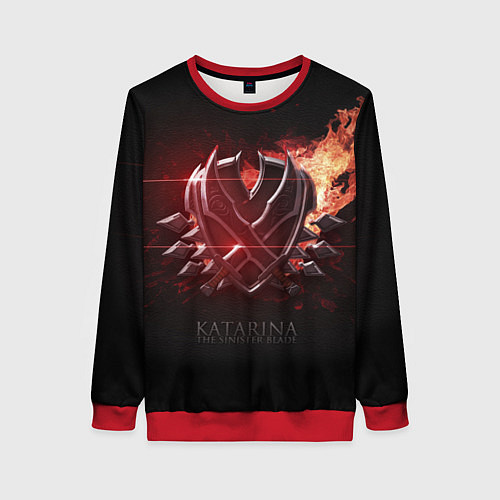 Женский свитшот Катарина / 3D-Красный – фото 1