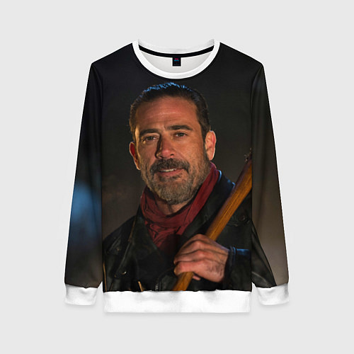 Женский свитшот Ниган / 3D-Белый – фото 1