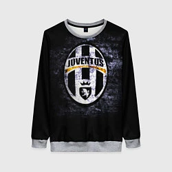 Свитшот женский Juventus: shadows, цвет: 3D-меланж