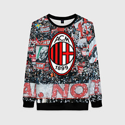 Свитшот женский Milan FC, цвет: 3D-черный
