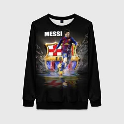 Свитшот женский Messi FCB, цвет: 3D-черный