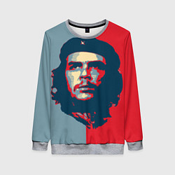 Свитшот женский Che Guevara, цвет: 3D-меланж