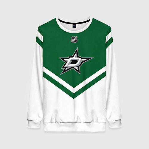 Женский свитшот NHL: Dallas Stars / 3D-Белый – фото 1