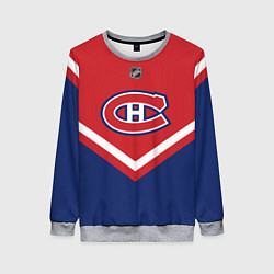 Свитшот женский NHL: Montreal Canadiens, цвет: 3D-меланж