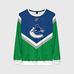Свитшот женский NHL: Vancouver Canucks, цвет: 3D-белый