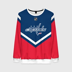 Свитшот женский NHL: Washington Capitals, цвет: 3D-белый