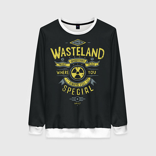 Женский свитшот Come to Wasteland / 3D-Белый – фото 1