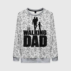 Свитшот женский Walking Dad, цвет: 3D-меланж