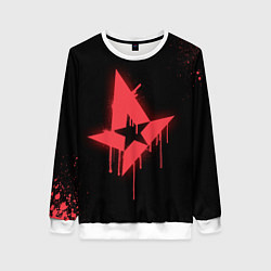 Свитшот женский Astralis: Black collection, цвет: 3D-белый