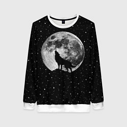 Женский свитшот Лунный волк