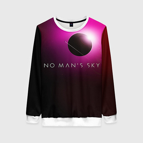 Женский свитшот No Mans Sky / 3D-Белый – фото 1