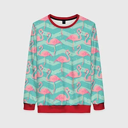 Женский свитшот Flamingo Pattern