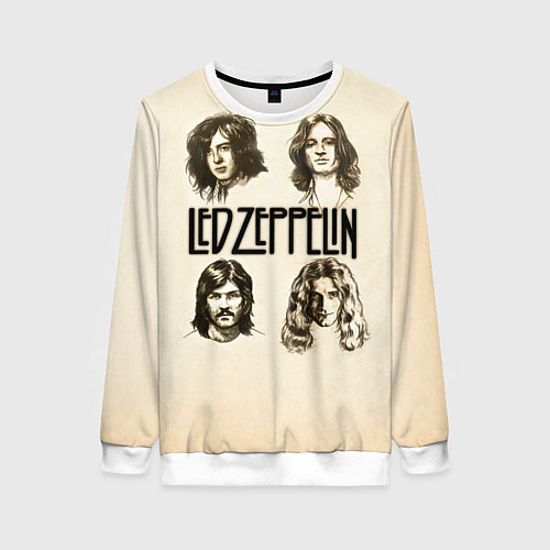 Женский свитшот Led Zeppelin Guys / 3D-Белый – фото 1