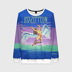 Свитшот женский Led Zeppelin: Angel, цвет: 3D-белый