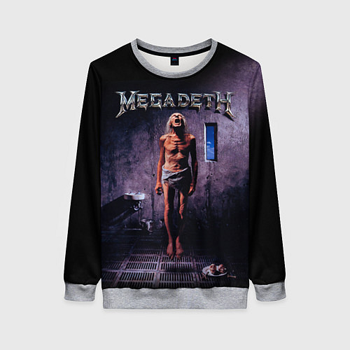Женский свитшот Megadeth: Madness / 3D-Меланж – фото 1