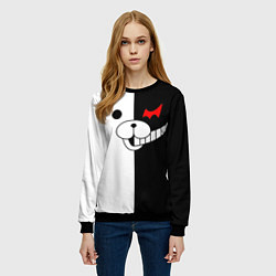 Свитшот женский Monokuma, цвет: 3D-черный — фото 2