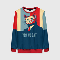 Женский свитшот Yes we CAT