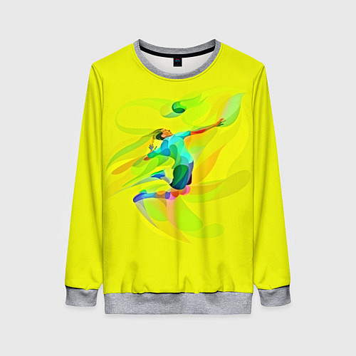 Женский свитшот Волейбол / 3D-Меланж – фото 1