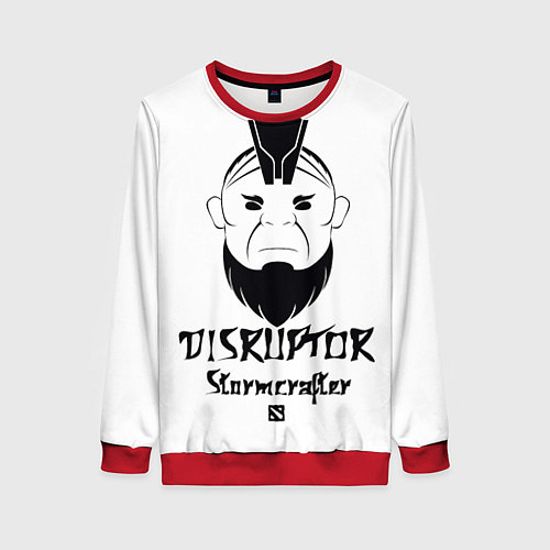 Женский свитшот Disruptor: Stormcrafter / 3D-Красный – фото 1