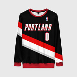 Свитшот женский Portland Trail Blazers 0, цвет: 3D-красный