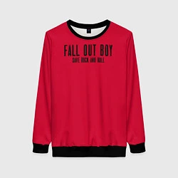 Свитшот женский Fall out boy: Save Rock, цвет: 3D-черный