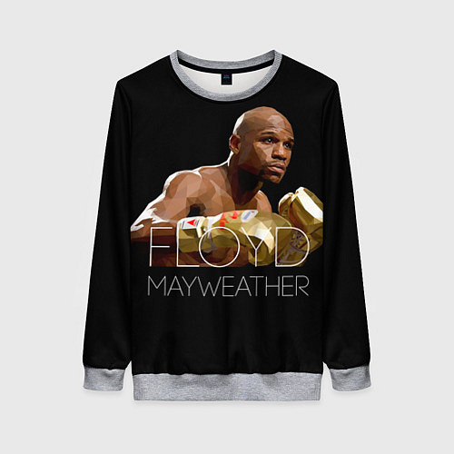 Женский свитшот Floyd Mayweather / 3D-Меланж – фото 1