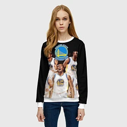 Свитшот женский Golden State Warriors 5, цвет: 3D-белый — фото 2