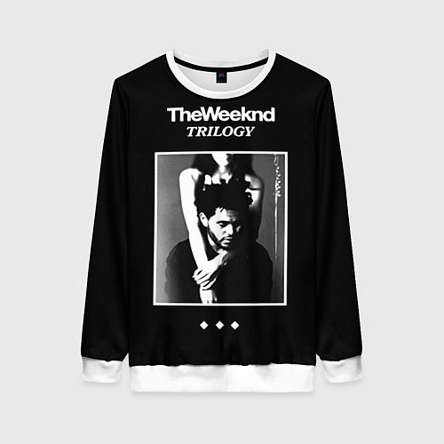 Женский свитшот The Weeknd: Trilogy / 3D-Белый – фото 1