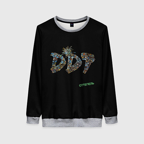 Женский свитшот ДДТ: Оттепель / 3D-Меланж – фото 1