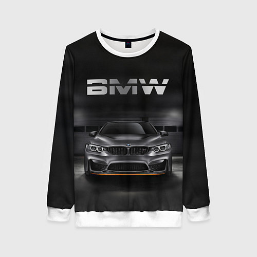 Женский свитшот BMW серебро / 3D-Белый – фото 1