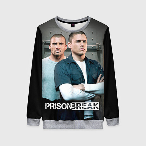 Женский свитшот Prison Break: imprisoned / 3D-Меланж – фото 1