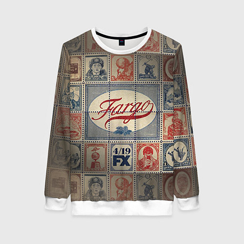 Женский свитшот Fargo brands / 3D-Белый – фото 1