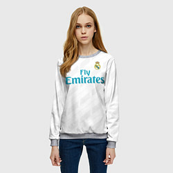 Свитшот женский Real Madrid, цвет: 3D-меланж — фото 2