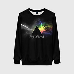 Свитшот женский Pink Floyd Logo, цвет: 3D-черный