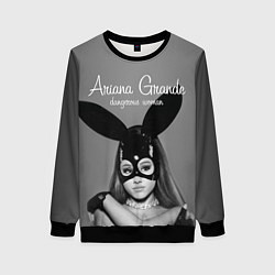 Свитшот женский Ariana Grande: Rabbit, цвет: 3D-черный